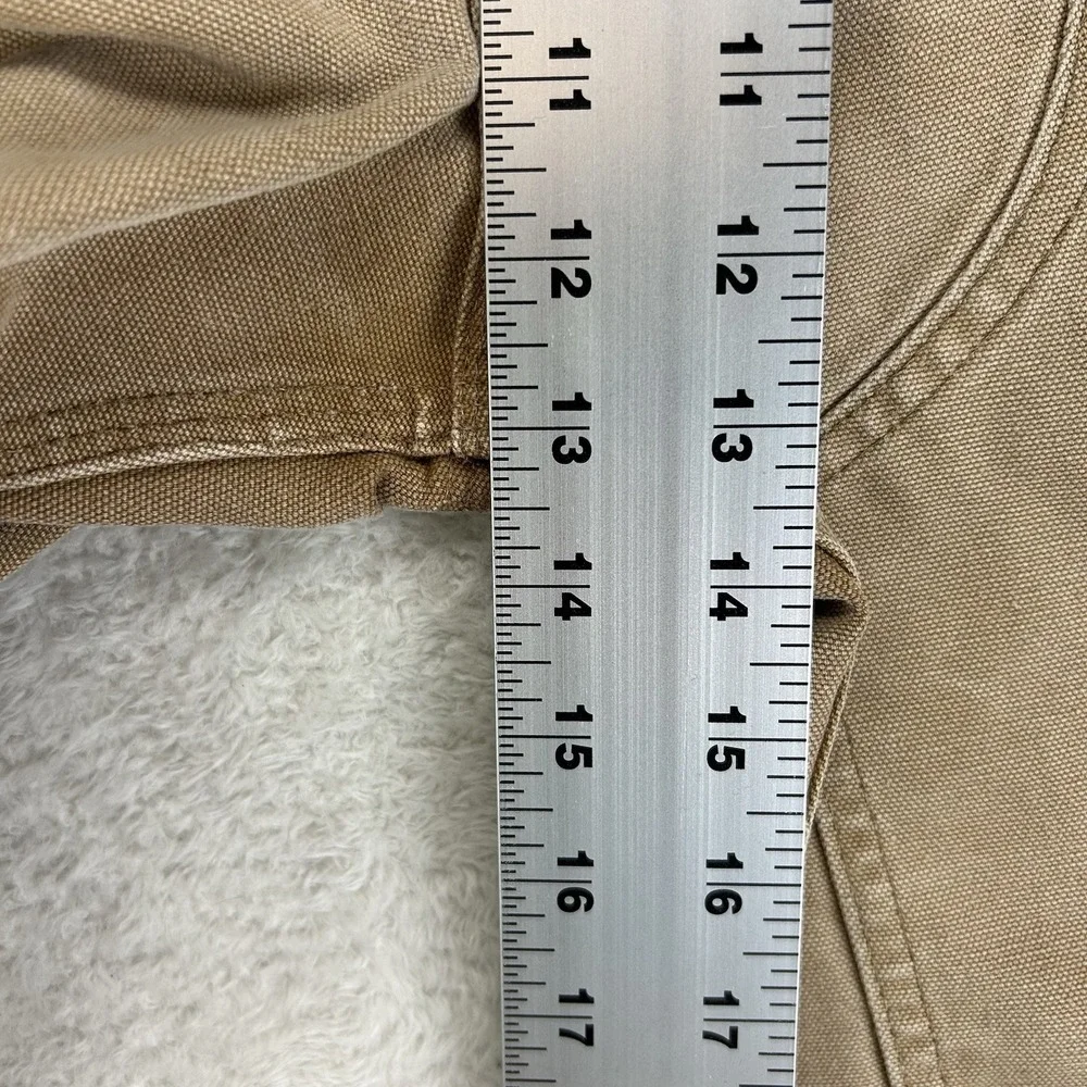 Vintage Carhartt Double Knee Carpenter Work Shorts B80 Brown 36 Made In USA